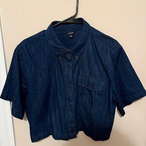 J. Crew Indigo Denim Shirt